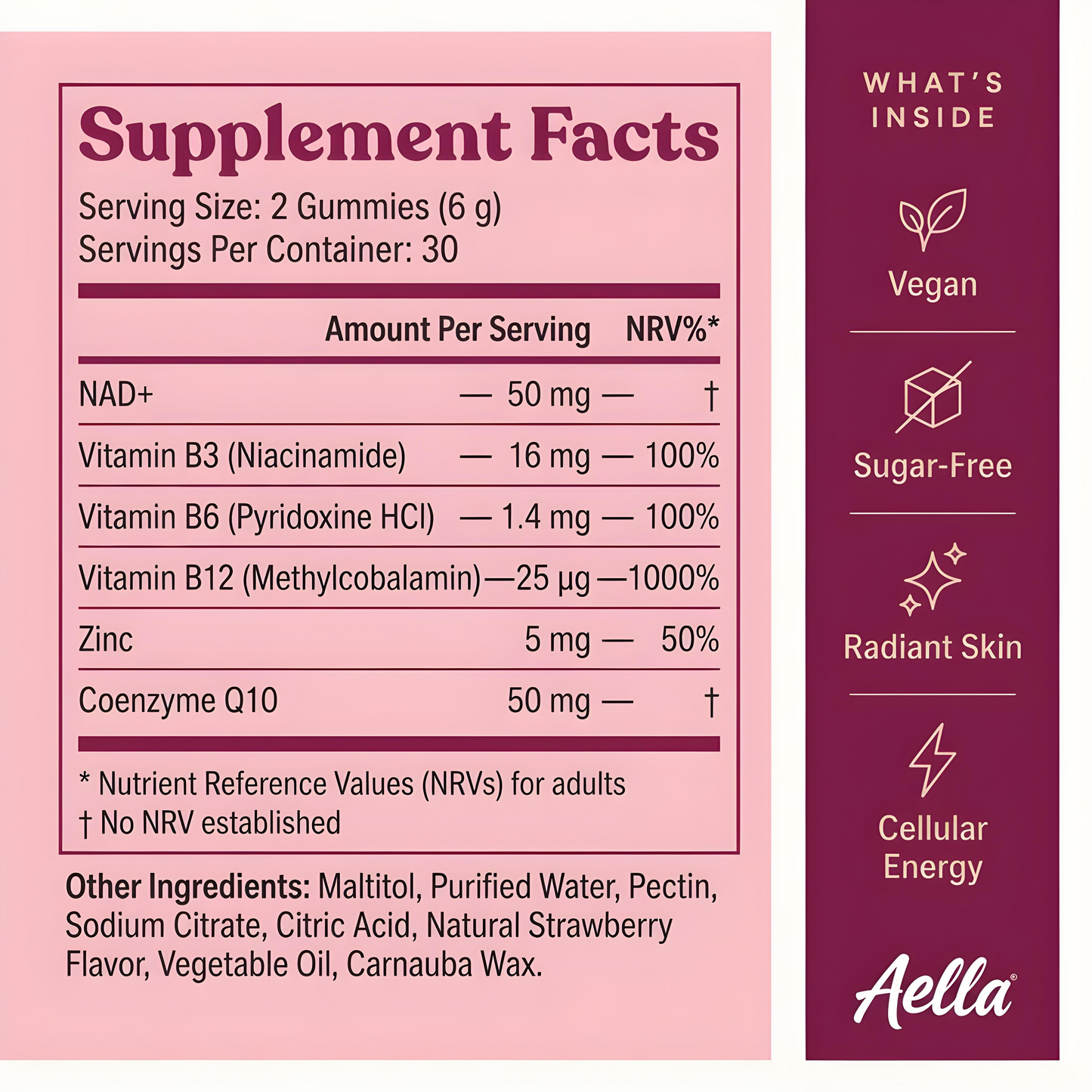 Aella NAD+ Gummies| 250 mg